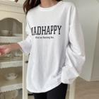 Plus Size Letter Boxy T-shirt