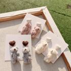 Furry Bear Drop Earring
