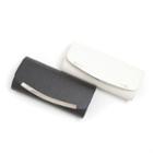 Metal-trim Clutch With Chain Strap