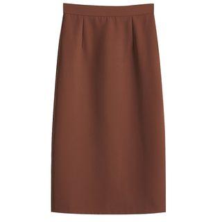 Plain Midi Shift Skirt