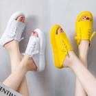 Canvas Platform Sandals