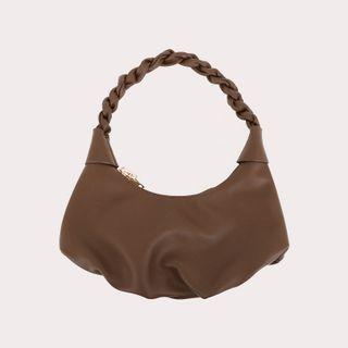 Twisted-strap Hobo Bag