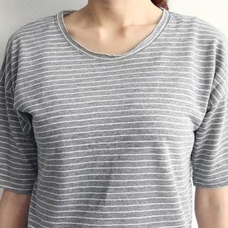 Short-sleeve Stripe T-shirt