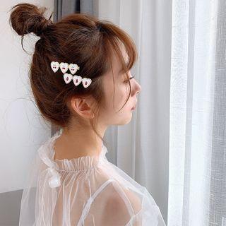 Glaze Heart Hair Clip