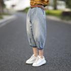 Cropped Harem Jeans Light Denim - One Size