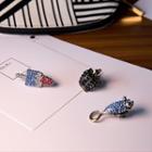 Alloy Mouse Crown & Ice-cream Brooch