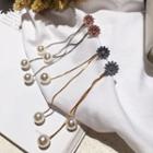 Pearl Floral Drop Earring