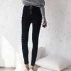 Zip-detail Jeggings