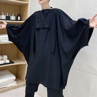 Batwing-sleeve Oversize T-shirt