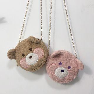 Fleece Bear Crossbody Bag / Doll / Set