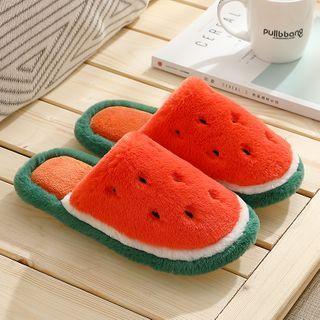 Watermelon Fluffy Slippers