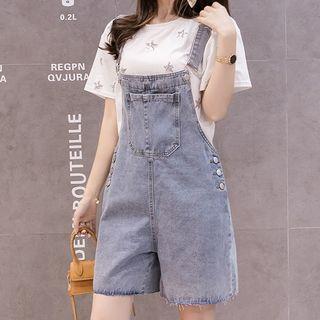 Frayed Denim Playsuit