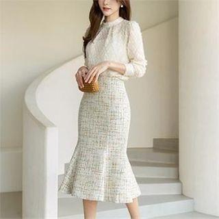 Mermaid Tweed Skirt