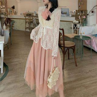 Lace Light Jacket / Camisole Top / Skirt