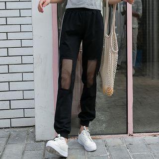 Mesh Insert Sweatpants