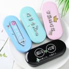 Chinese Characters Metal Eyeglasses Case