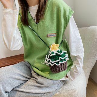 Cupcake Crossbody Bag Green - One Size