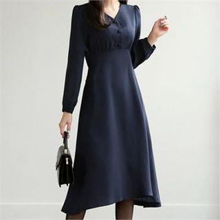Tall Size Tie-waist Dress