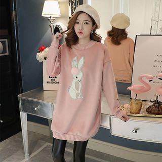 Sequin Rabbit Pullover Dress