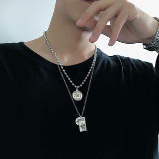Metal Tag Necklace