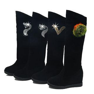 Platform Wedge Knee-high Boots