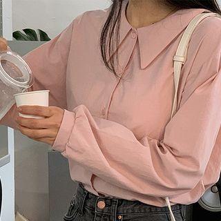 Shirred-back Shirt
