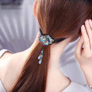 Retro Gemstone Hair Tie As Shown In Figure - One Size