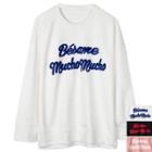 Embroidered Round-neck Long-sleeve Sweatshirt