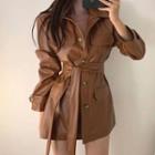 Medium Long Tie-waist Jacket