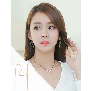 Square Threader Earrings