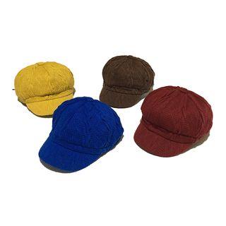 Plain Knit Beret Hat