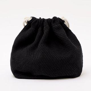 Drawstring Knit Pouch