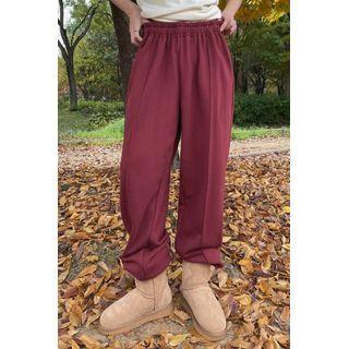 Couple Pintuck Jogger Pants