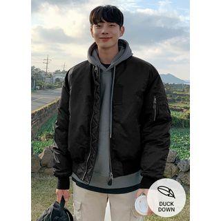Duck Down Oversized Flight Jacket