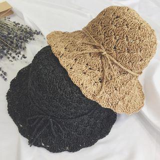 Crochet Straw Hat