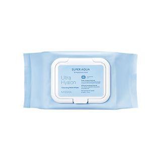 Missha - Super Aqua Ultra Hyalon Cleansing Water Wipes 30sheets