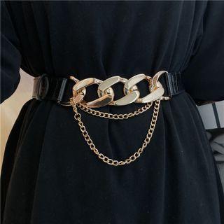 Layered Chain Waist Belt