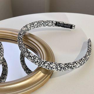 Floral Headband Black - One Size