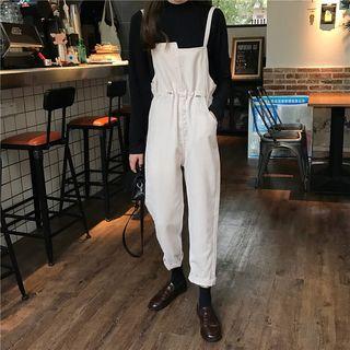 Long-sleeve T-shirt / Drawstring Waist Jumper Pants