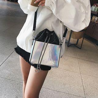 Drawstring-waist Bucket Bag