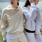 Set: Collared Boxy Sweatshirt + Jogger Pants