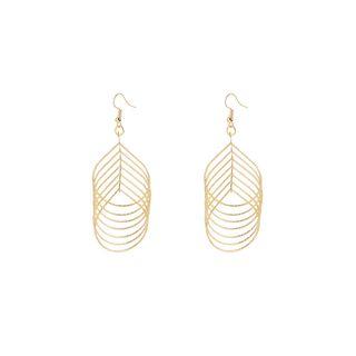 Droplet Hoop Dangle Earring