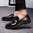 Faux Leather Grand Wing Loafers