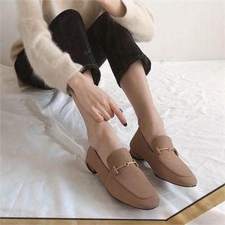 Two-way Buckled Loafers In 6 Colors