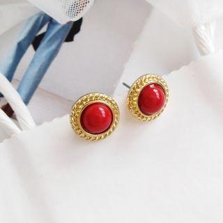 Retro Resin Bead Earring