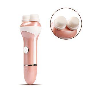 Skin Health Care Dual Rotatable Facial Cleansing Brush Beauty Device