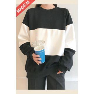 Color-block Loose-fit Sweatshirt