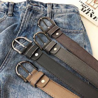 Couple Matching Faux Leather Belt