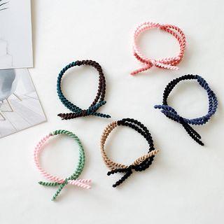Contrast Trim Hair Tie