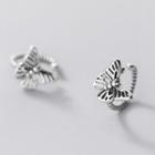 Butterfly Sterling Silver Earring S925 Silver - 1 Pair - Silver - One Size